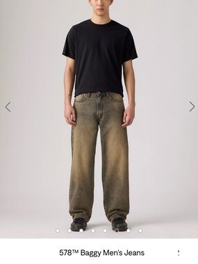 Levi's 578™ Baggy Jeans in Washed Brown